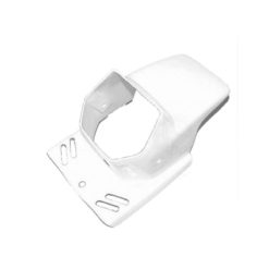 Scheinwerfer- Verkleidung NN PRODUCTS Kunststoff in weiss, für eckige Sche