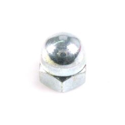 Hutmutter (RUND) M 3/1 x H 6mm (DIN 1587) verzinkt-blau