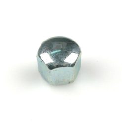 Hutmutter (FLACH) M 3/1 x H 6mm (DIN 917) verzinkt-blau