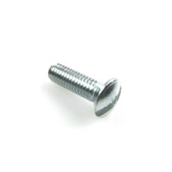Linsen Senkschraube mit Schlitz M6/1 x L 40mm (DIN 964) verzinkt- blau
