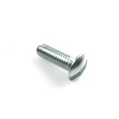 Linsen Senkschraube mit Schlitz M6/1 x L 30mm (DIN 964) verzinkt- blau