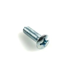 Senkschraube mit Kreuzschlitz M6/1 x L 60mm (DIN 966) verzinkt- blau