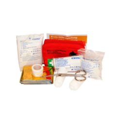 Erste Hilfe Kit MOTO für Motorräder DIN13167 / Abmessungen: LxBxH 140x110x