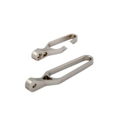 Kabelführung BIKE IT aus Alu in SILBER für Kabel, Länge 77mm