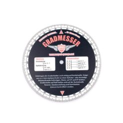 Gradscheibe MG in SCHWARZ (von 0° bis 350°)