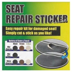 Reparaturfolie DAYTONA SEAT REPAIR STICKER für Sitzbank in SCHWARZ, 110x17