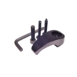 Haken JMP UNIVERSAL für Gepäck aus ALU in SCHWARZ (56x25x18mm)