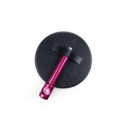 Rückspiegel Motacc aus Alu in VIOLETT Spiegelfläche (69cm2) (Einbau am Len