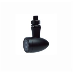 Blinker JMP (Paar) OUTLAW 3 mit 3 LED in SCHWARZ/GETOENT (M8x1.25 - Ø 22x3
