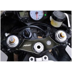 Gabelbrücken- Protektor PRINT in carbon-look zu Yamaha