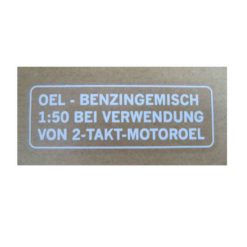Sticker PUCH (65 x 24mm) gemisch Aufkleber in weiss
