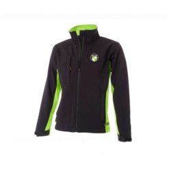 Softshell- Jacke PUCH in schwarz mit Puch- Logo (Grösse: L)