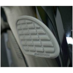 Side- Pad PRINT (Paar) GOLD ANNIVERSARY SOFT TOUCH - LEDER STYLE in grau (