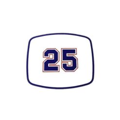 Sticker NN PRODUCTS NUMBER PLATE 25 (16.5 x 14.5cm)