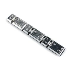 Klebeblei NN PRODUCTS VERCHROMT 3 x 10gr. und 3 x 5gr. (Gesamt: 45gr.)