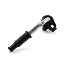 Schieberdeckel DellOrto inkl. Rohrbogen 90°/28mm im 0° Winkel zu PHBN