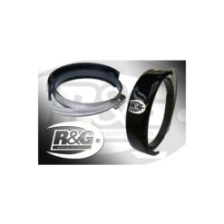 Schalldämpfer- Protektor R&G in Schwarz- Glanz für ovale Schalldämpfer - R