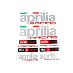 Sticker-Set XTREME Aprilia Racing-Logo (bestehend aus 8 Teilen)