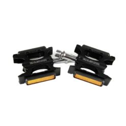 Pedalen (Paar) Exustar COMFORT UNIVERSAL aus ALU in SCHWARZ für Mofa's