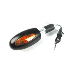 Blinker Kellermann (1 Stück) BL 1000 in Aluminium schwarz/orange (Einbau a