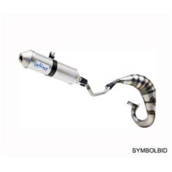 Auspuff LeoVince (SCOOT) X-Fight Handmade in Alu zu Malaguti XSM / MBK X-L