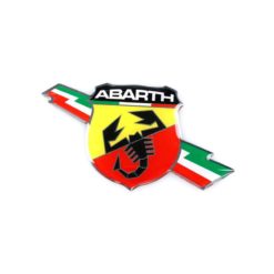 Sticker ABARTH 3D SCUDETTO FOLGORE (Höhe: 50mm)