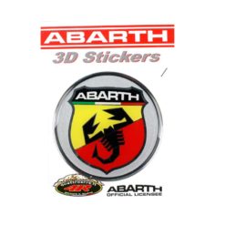 Sticker ABARTH 3D STEMMA (Ø 75mm)