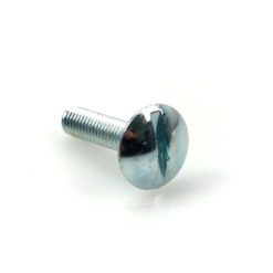 Linsenschraube mit Schlitz M5/1 H 4 x L 30mm, verzinkt-blau