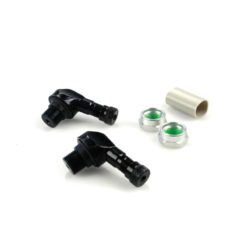 Reifenventile Ariete (Paar) für Felgen Tubeless Ø 11.3mm in SCHWARZ