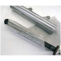 Edelstahlgewebe ACOUSTA-FIL geflochten, hält die Schalldämpferwolle zurück