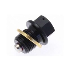 Oelablassschraube TECNIUM MAGNETISCH aus Alu in Schwarz M10x1.5 x 14mm