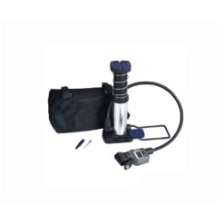 Fusspumpe BIKERS DREAM MINI 1 Zylinder, Digital bis 12bar für Presta/Schra