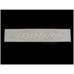 Sticker SACHS in WEISS zu Pony