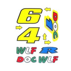Sticker 4R 64 WLF DOC (10 x 12cm)