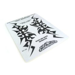 Sticker-Set 4R TRIBAL II reflektierend (13 x 9.5cm) für Helm oder an Carro