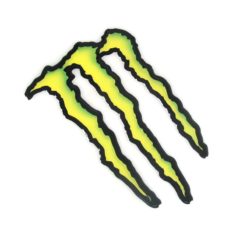 Sticker 4R MONSTER ENERGY (17 x 11cm) aus Silikon