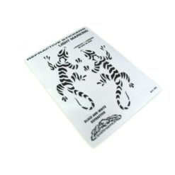 Sticker-Set 4R GEKO reflektierend (13 x 9.5cm) für Helm oder an Carrosseri