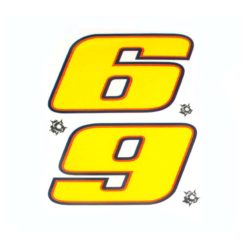 Sticker-Set 4R - 69- Valentino Rossi THE DOC (14 x 16cm)
