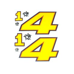 Sticker-Set 4R - 4- Valentino Rossi THE DOC (14 x 16cm)