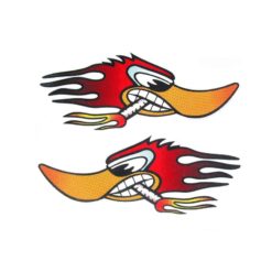 Sticker 4R Smoking Duck (10 x 12cm)