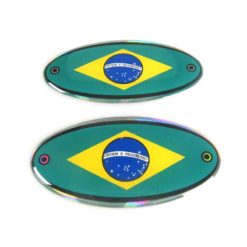 Sticker 4R (Paar) 3D MOTO SPORT OVAL Brasil