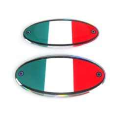 Sticker 4R (Paar) 3D MOTO SPORT OVAL Italy