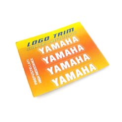 Logo-Trim 4R YAMAHA (4er Set) mit 3M Technologie in WEISS