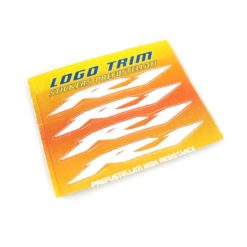 Logo-Trim 4R R1 (4er Set) mit 3M Technologie in WEISS