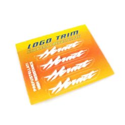 Logo-Trim 4R HORNET (4er Set) mit 3M Technologie in WEISS