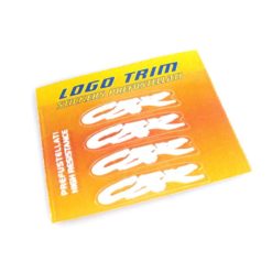 Logo-Trim 4R CBR (4er Set) mit 3M Technologie in WEISS