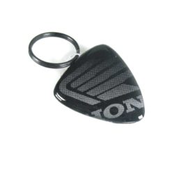 Schlüsselanhänger 4R 3D KEY SHIELD in GLITER-SILBER mit HONDA Logo