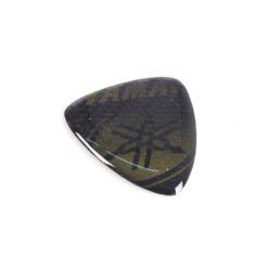 Sticker 4R 3D BIKE SHIELD in HI-LUX-GOLD (40 x 35/10mm) mit YAMAHA Logo
