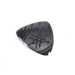 Sticker 4R 3D BIKE SHIELD in HI-LUX-SILBER (40 x 35/10mm) mit YAMAHA Logo