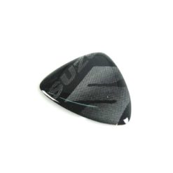 Sticker 4R 3D BIKE SHIELD in GLITER-SILBER (40 x 35/10mm) mit SUZUKI Logo